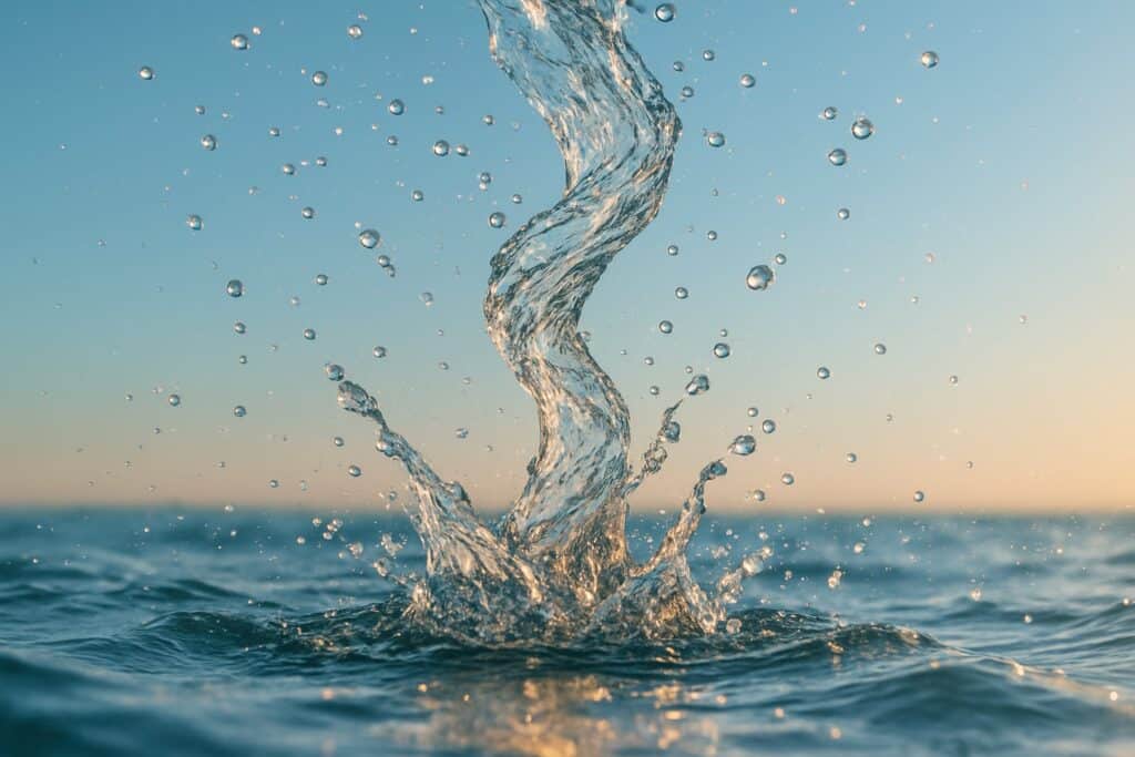 water splash artistic shot wead